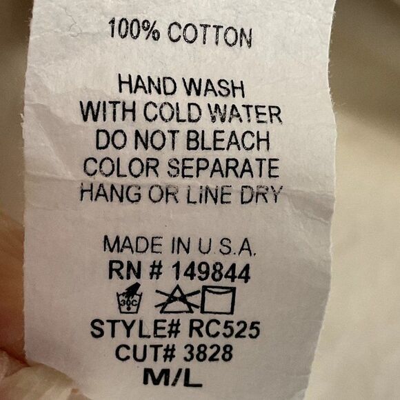 Refined Canvas Free Spirit America Holey Tee, Women's M/L, NWOT - Picture 5 of 5